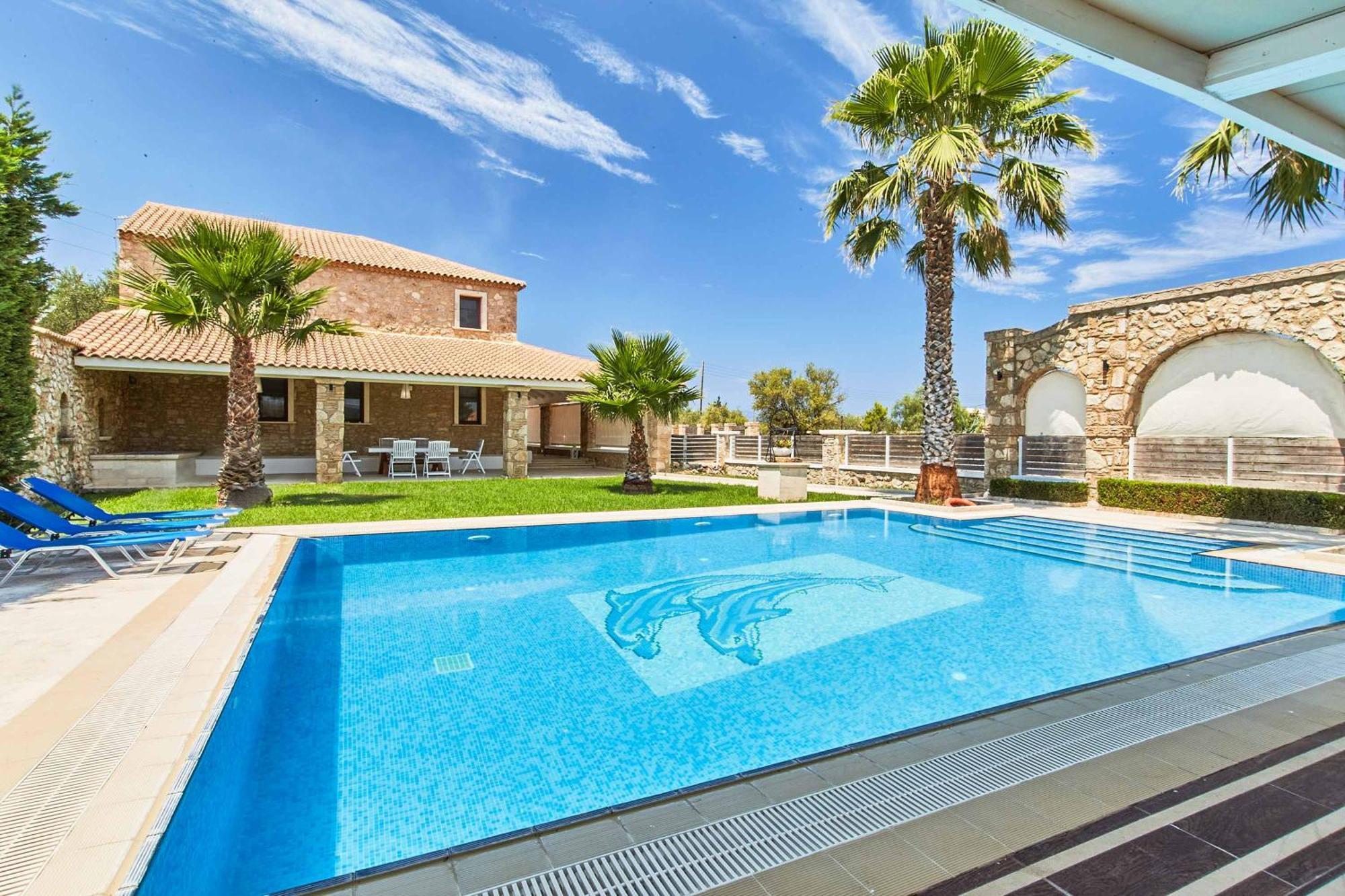 Villa St Dennis Makris Gialos  Exterior foto